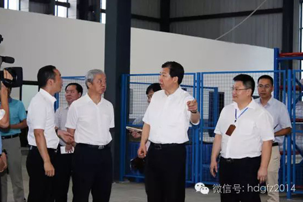 助力株洲新材料產(chǎn)業(yè)發(fā)展，省、市領(lǐng)導(dǎo)蒞臨宏大指導(dǎo)